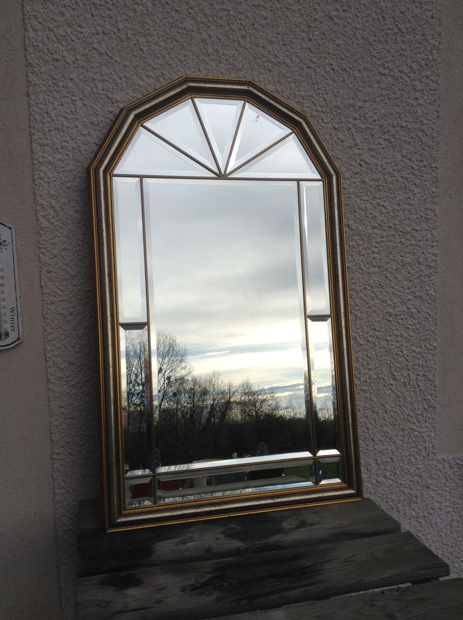 Miroir rectangulaire biseauté 93x55cm