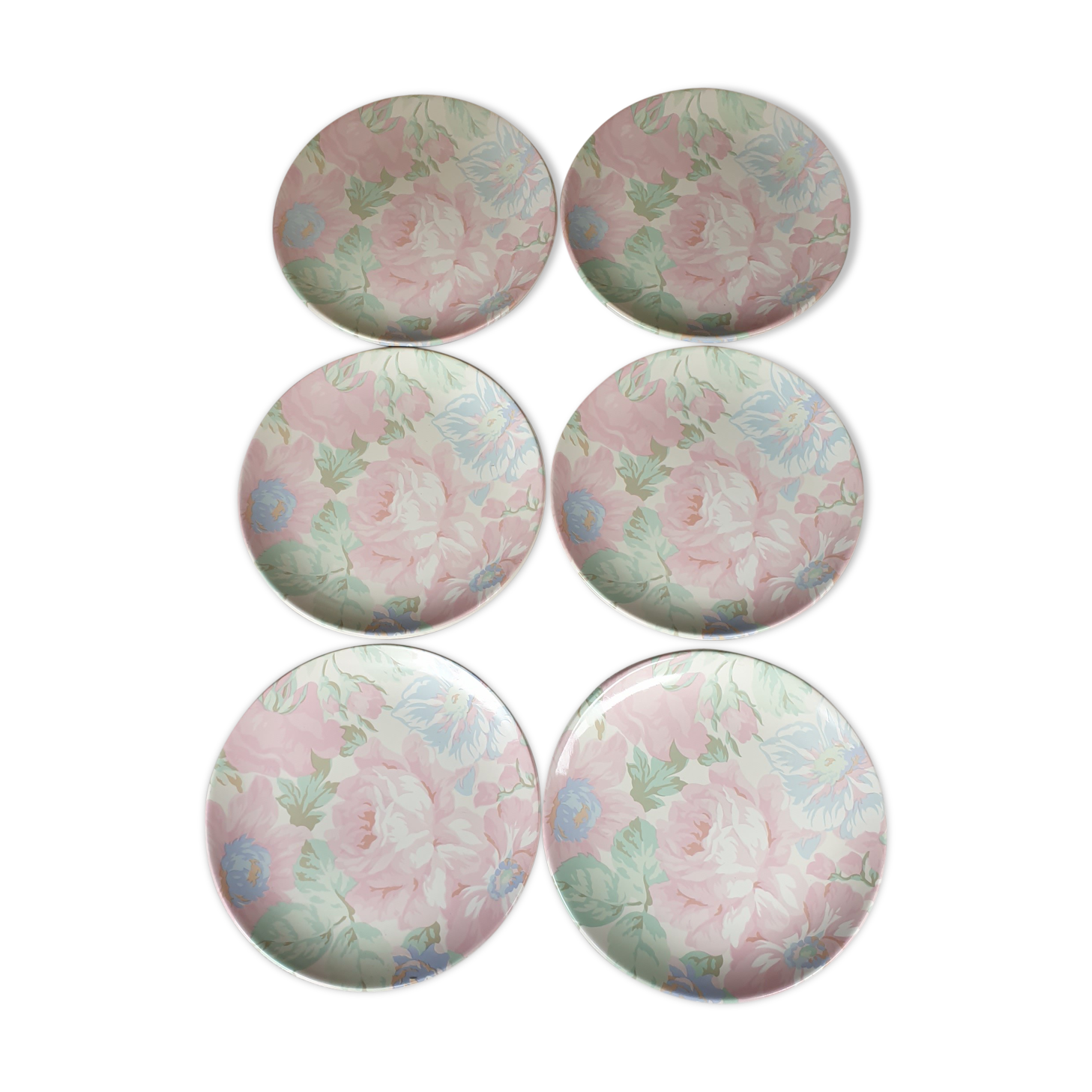 Floral plates