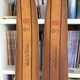 Pair of vintage wooden skis "Reflex"