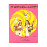 Original poster 1967 the damsels of Rochefort Jacques Demy C Deneuve vintage