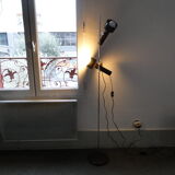 Lamppost space age brown with 2 spots