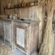 Antique primitive sideboard, side table