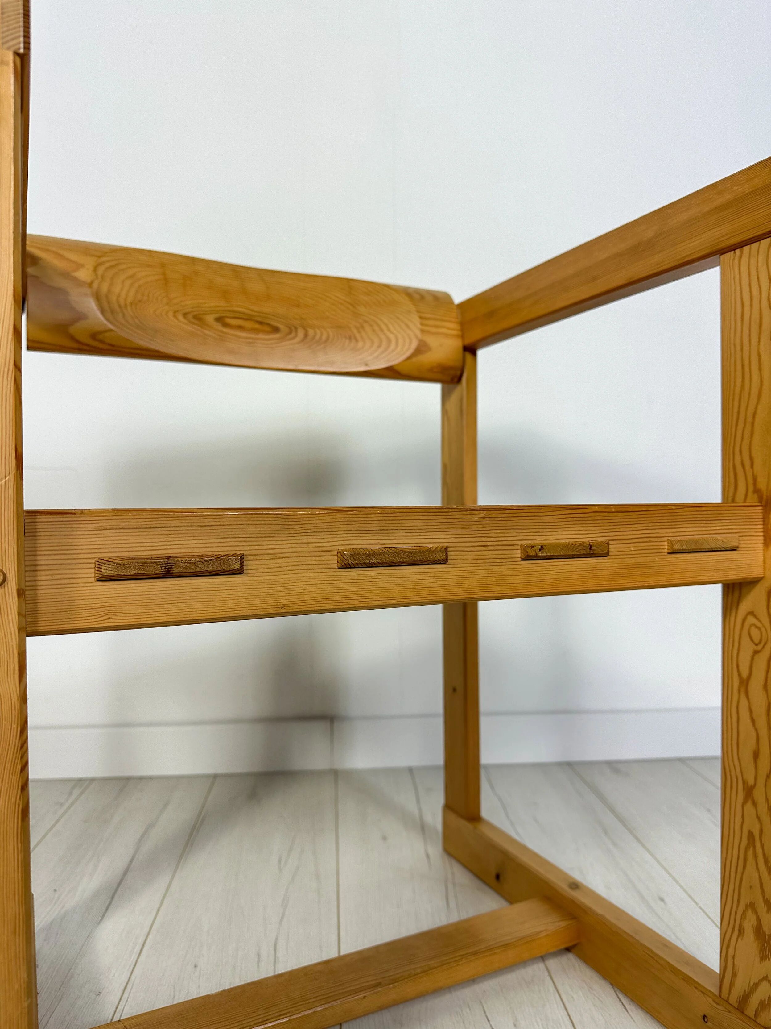 1960s Set of 4 Vintage Pine Model 313 Trybo Dining Chairs by Edvin Helseth