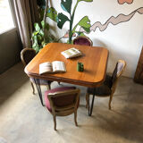 Square dining table revamped