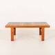 Ox Art extra large coffee table in teak and ceramic tiles, Denmark 1970s