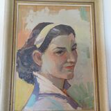 Portrait de femme au bandeau