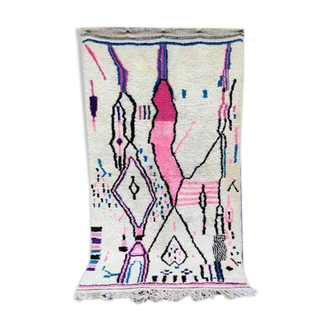 Azilal Berber Carpet Pink 135x240 cm