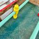 Baby-foot en bois de table