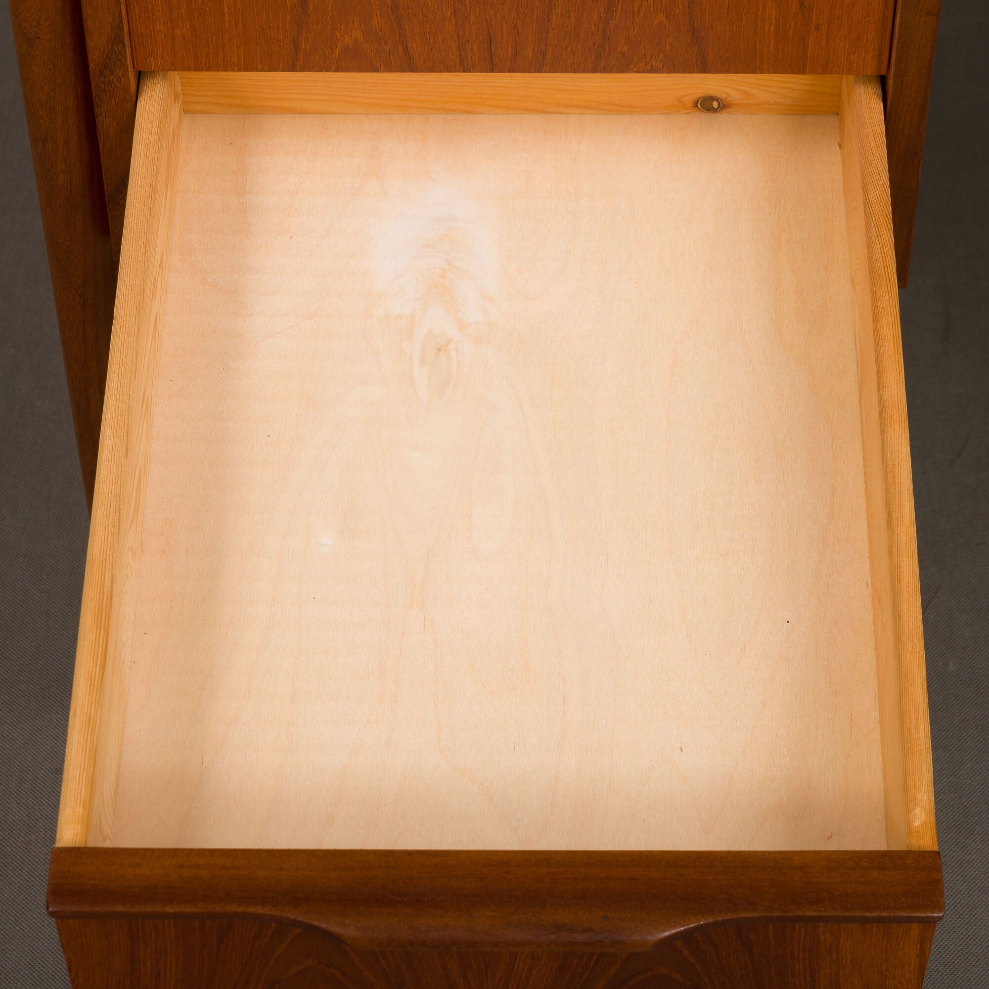 Danish teak desk with 6 drawers