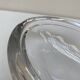 Large glass crystal ashtray by Art Vannes France