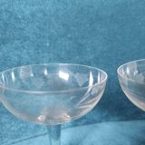 Set of two champagne glasses
