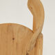 Set of 6 dining chairs in pine