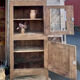 Antique solid oak bonnetière: dresser, cupboard...