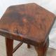 Tabouret de bar en orme esprit Olavi Hanninen