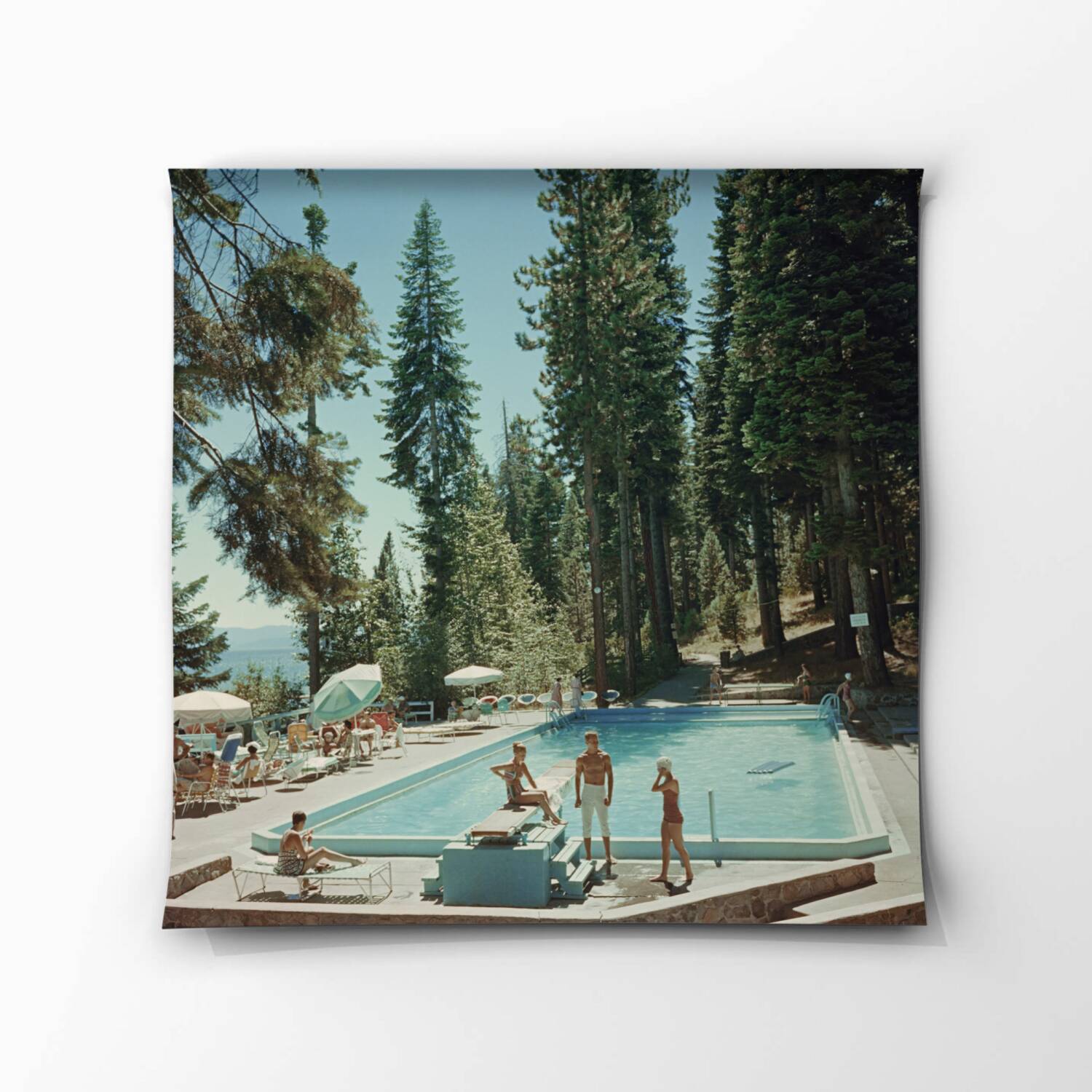 Excursion au lac Tahoe – Slim Aarons (1959), tirage d'art chromogénique