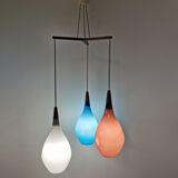 Scandinavian blown glass hanging Holmegaard 1960