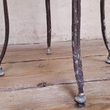 Xix° wrought iron garden chair