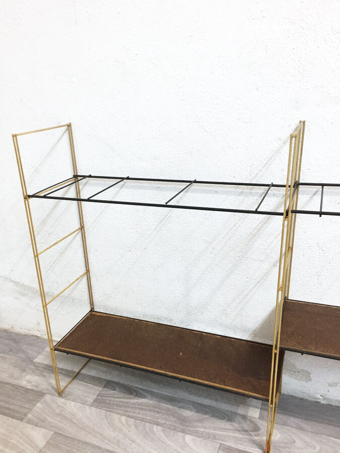 Shelf triple wall string vintage 1960
