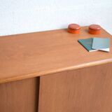 Danish teak sideboard * Sliding doors * 183 cm