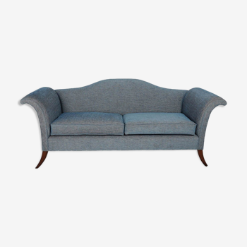 Upholstered roll arm sofa