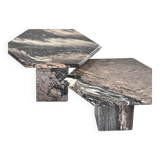 Marble nesting coffee tables