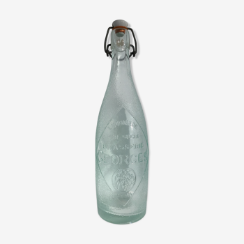 Bottle lemonade Brasserie Georges Lyon porcelain stopper
