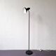 Black model 5427 adjustable floor lamp model for hagoort, 1970's