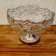 Vintage glass fruit bowl