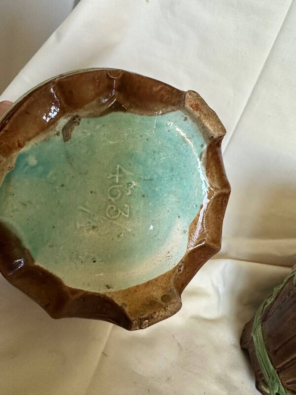 Cache pot en barbotine