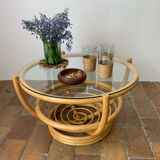 Rattan coffee table