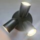 Lampe murale ou de plafond ajustable de style mid-century Space Age, plafonnier, Allemagne, 1970