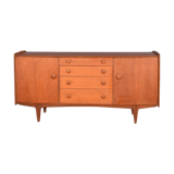 Restored Long A.Younger Afromosia And Teak Retro Sideboard