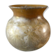 Ceramic vase, crystallised glaze, Montgolfier France