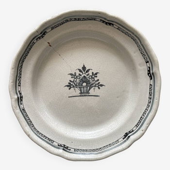 Old Rouen blue plate