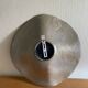 Wall-mounted aluminum plate with mountain design
