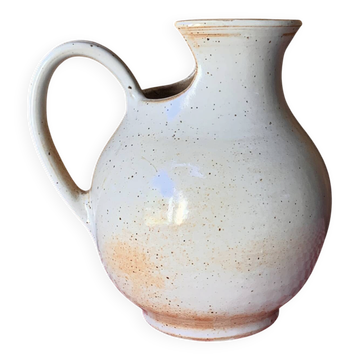 Vintage stoneware pitcher from Marais, France.