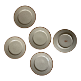 5 assiettes vintage Tilowice Pologne