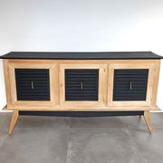 Cabinet from the 50s in solid oak signed FNA N° 0049