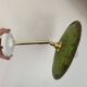 Vintage green enamelled sheet metal wall lamp shade - 2 -