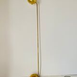 Golden floor lamp by Tronconi, Italy 1980s