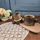 Vintage water butter dish Arts-Ceram Grand Feu – Michel Pointu, Puisaye stoneware from the 1950s
