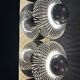 Double "spring" wall light Andréa Lazzari. Vintage.