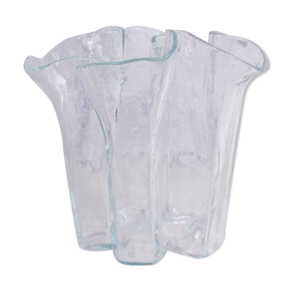 Vase en verre années 70/80