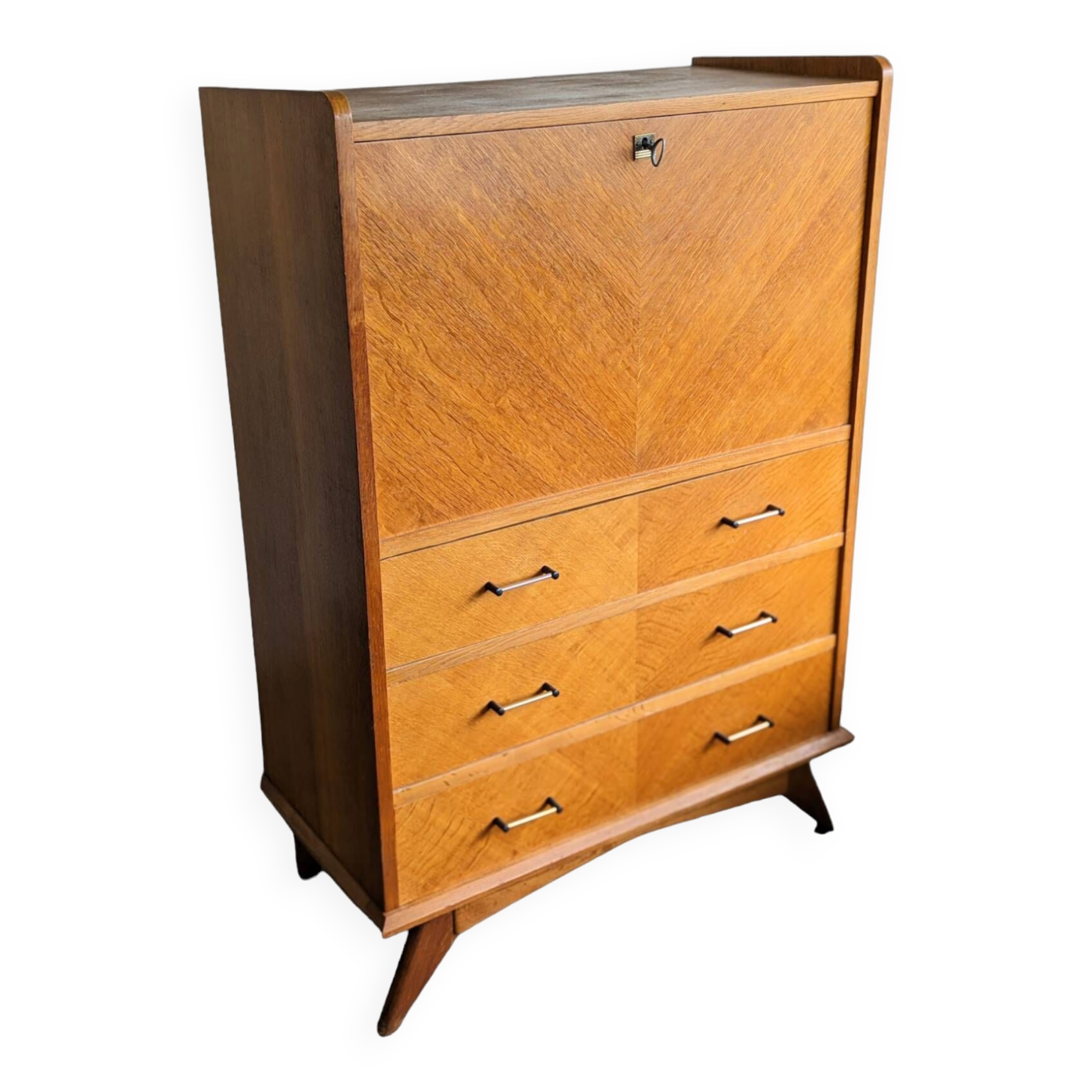 Secretary chest of drawers