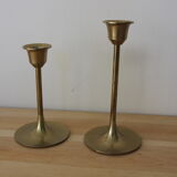 Brass candle holders