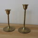 Brass candle holders