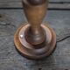 wood lamp, vintage wooden lamp base, table lamp, living room lamp