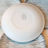 Seven flat plates from Salins, Bazas model