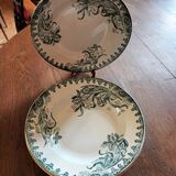 6 Terre de Fer soup plates