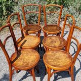 6 Horgen-Glarus bistro chairs 20s